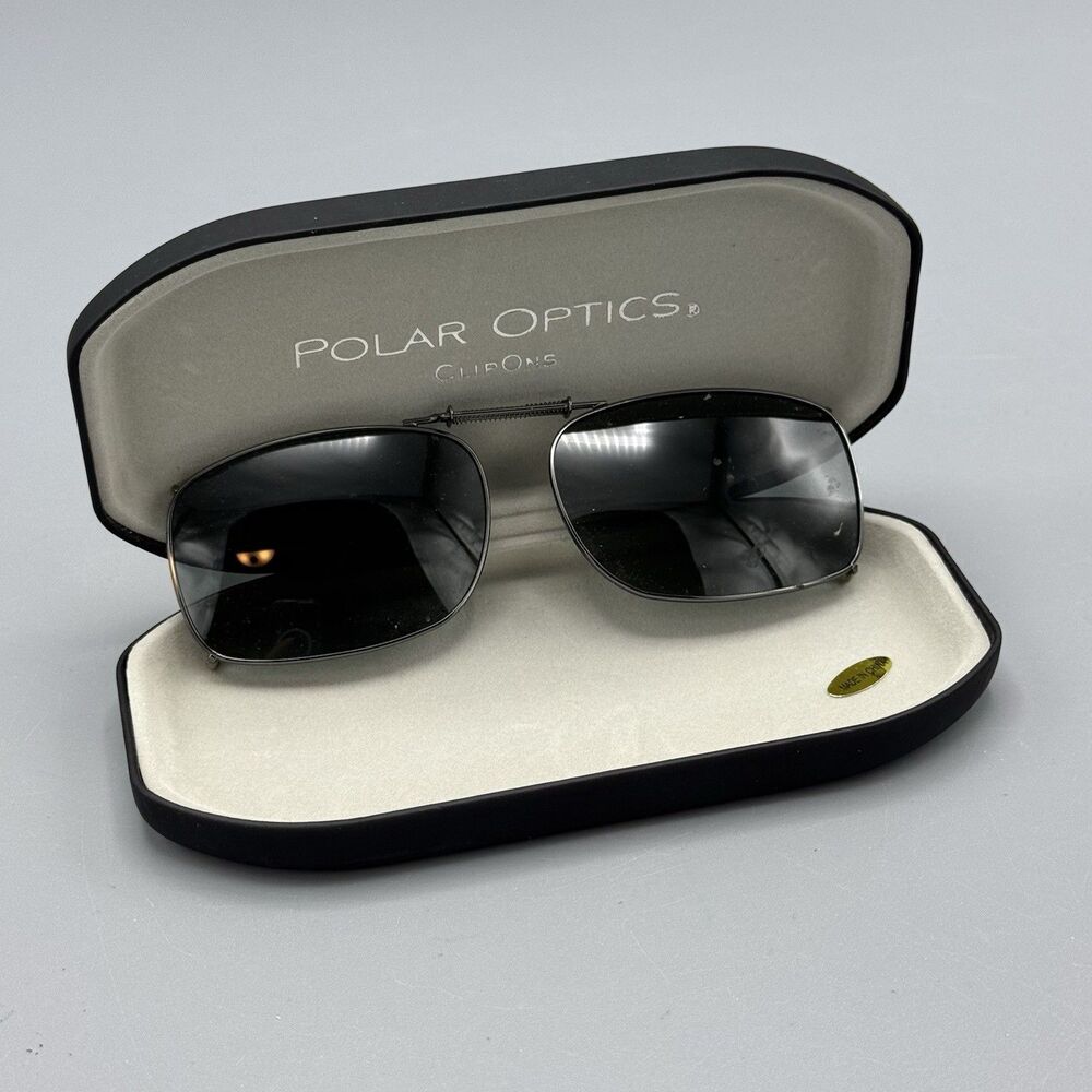 Vintage Polar Optics Clip on Sunglasses Outdoors